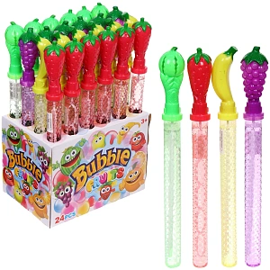 Мыльные пузыри "Фруктовый рай", 37 см, 150 мл, цвет микс