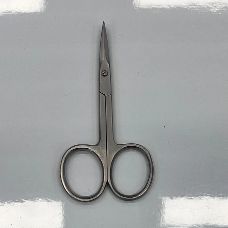 Ножницы для маникюра из нерж. стали "Ultramarine", цвет хром, 8,7*4,5*2,2см/дл. шир. лезвие