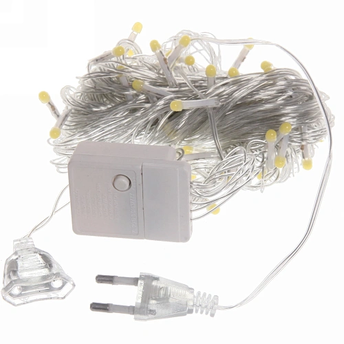 Гирлянда для дома Bright light 9,5м 100 ламп LED прозрачпров,8 реж, IP-20, Фиолетовый (возможность соединения)_4