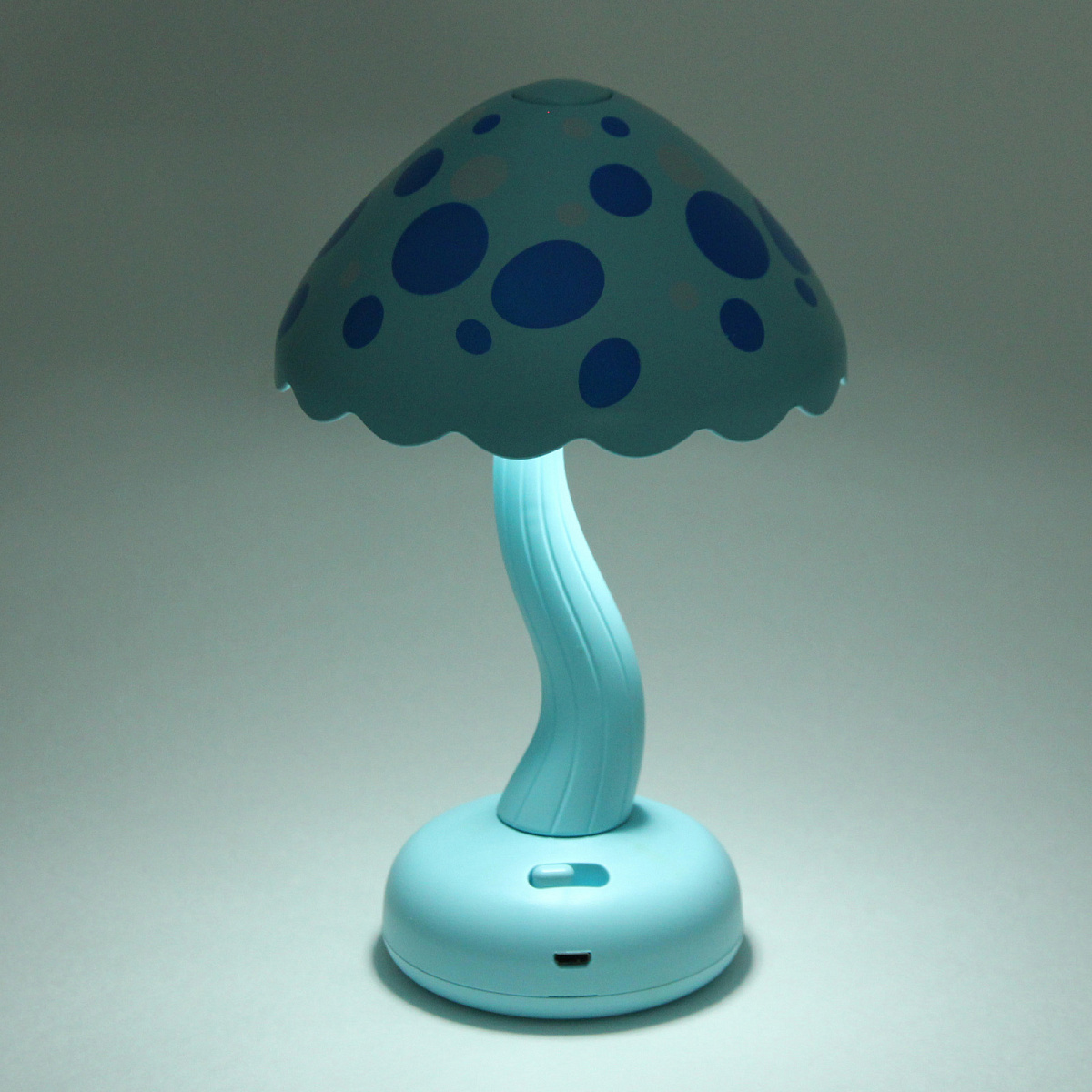Настольная лампа "Sweet - Гриб" LED 13,2*19,5 см, USB 3w 3.7v, Голубой