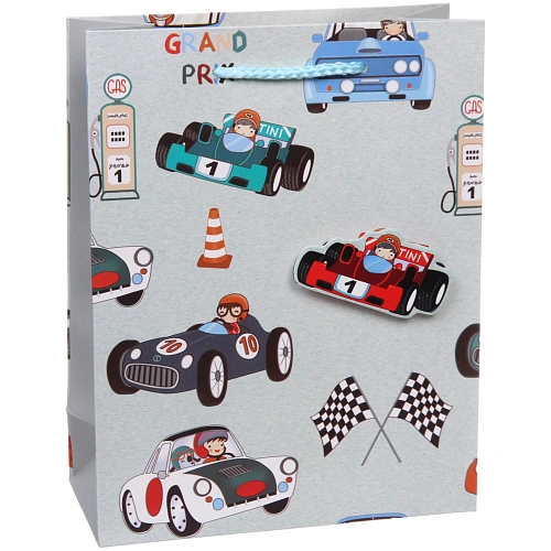 Пакет подарочный Машинки 18238 см, микс_22