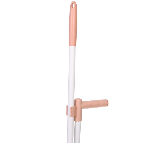 Набор для уборки, щетка для пола с совком Комфорт розовая 8012_4