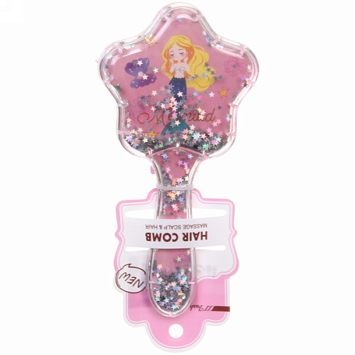 Расческа массажная Baby House Mila, микс 4 вида Русалочка, 1785см_18