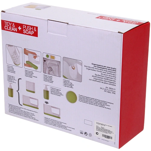 Дозатор для жидкого мыла с подставкой под губку Забота 835_11