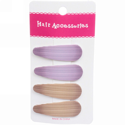 Зажимы для волос Collection School, принт тонкие полоски, 5,21,7см_5