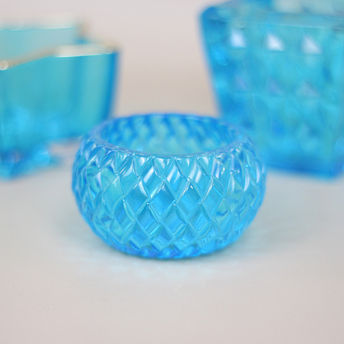 Подсвечник Грация 7,54,3 см, Голубой_3