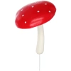 Фигура на спице "Гриб - Мухомор" 14 см, красный