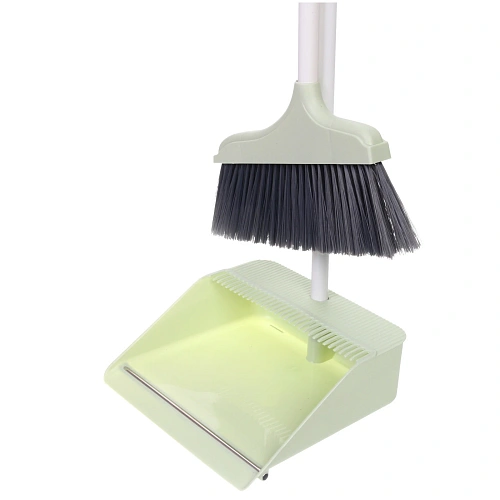 Набор для уборки, щетка для пола с совком Комфорт зеленая 8012_3