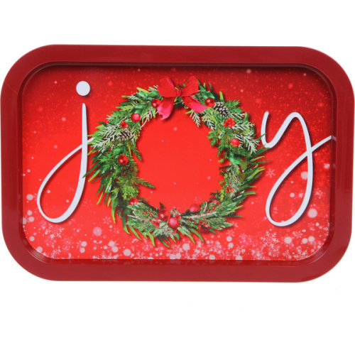Поднос жестяной 34*23см "JOY"