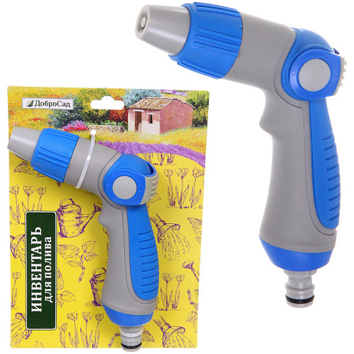 Наконечник-пистолет "Grower" с регулятором напора воды ДоброСад