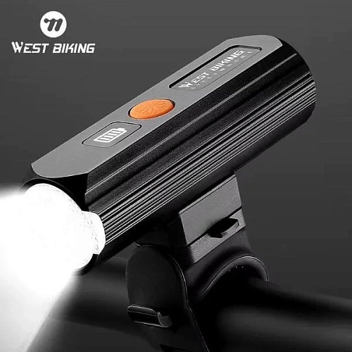 Фонарь велосипедный, передний West Biking YP0701434 (аккум 3200 mAh, Tape-C)_9