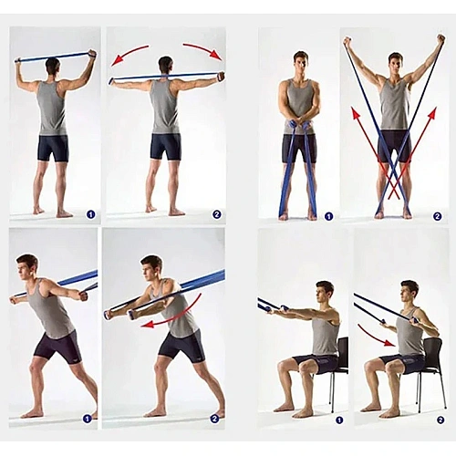 Жгут для йоги 0,55 мм15 см2 м (туба) голубой_9