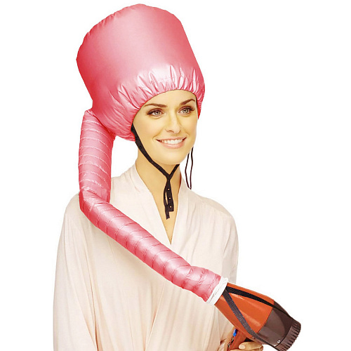 Шапочка для сушки волос, ламинирования и масок Beauty Shop, с кулиской, цвет розовый, 842322см_6