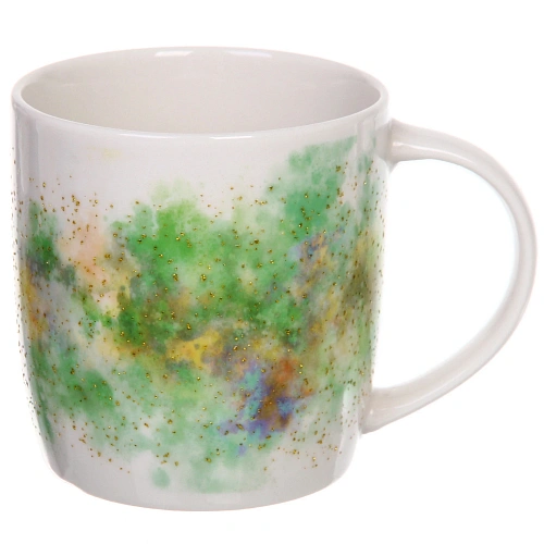Кружка керамическая 330мл Краски, микс цветов, белая_7