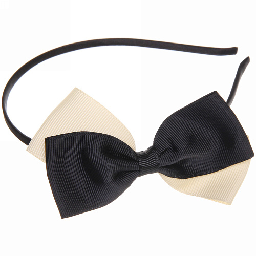 Ободок для волос детский на блистере Rapunzel, двухцветный, микс 6 цветов, 0,5см_5