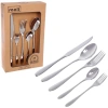 Набор столовых приборов "SANLI" 20шт (4ножа, 4ст.вилки, 4дес.вилки,4ст.ложки, 4ч.ложки), цвет серебро