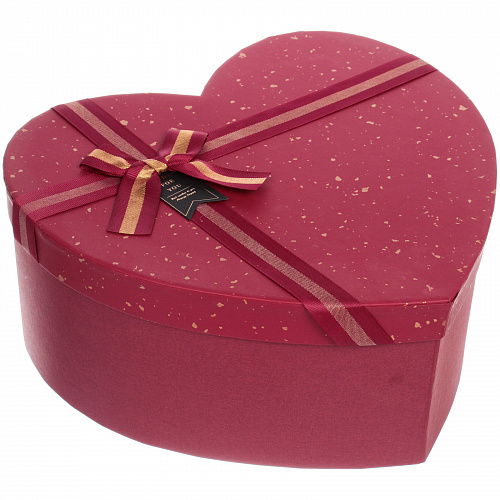 Коробка подарочная "Приятный сюрприз" 31*28*13,5 см, красный