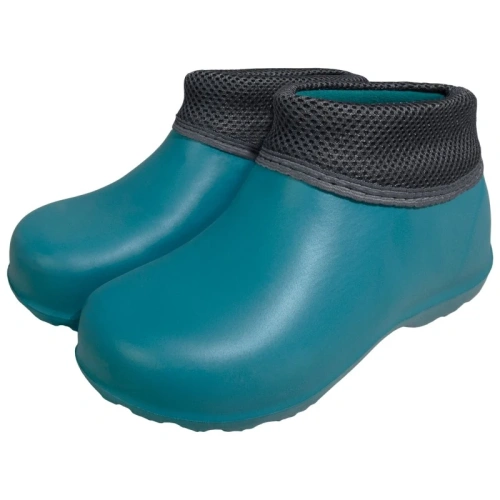 Галоши женские утепленные "Фрим" (Изумрудный/серый, 40)