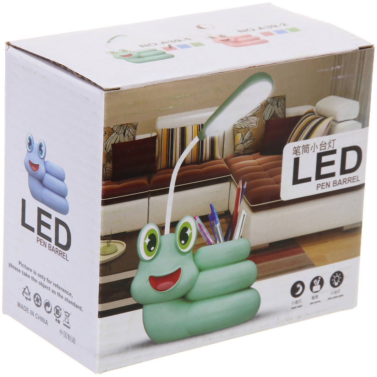 Настольная лампа "Sweet - Улиточка" 30*12*7 см LED с подстаканником, USB 0.6-3W, Розовый