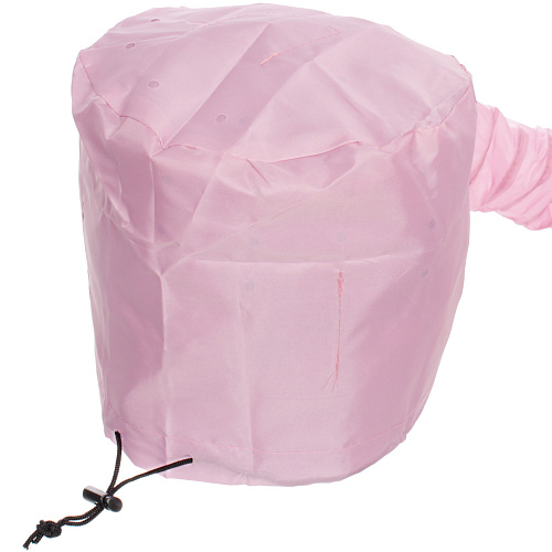 Шапочка для сушки волос, ламинирования и масок Beauty Shop, с кулиской, цвет розовый, 842322см_9
