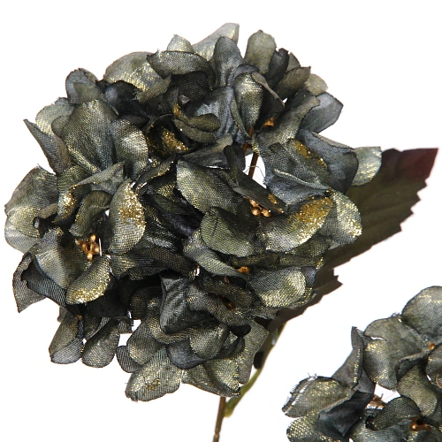 Искусственные цветы FLOWERS GLAMOUR 70см Гортензии 3 цветка зеленые_8