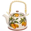 Чайник заварочный керамический 700мл с ситом "Лимоны"
