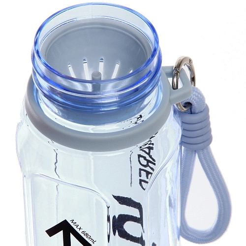 Бутылка питьевая пластиковая 680мл Отличный день, микс цветов_18