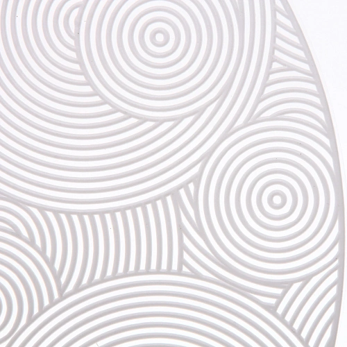 Салфетка на стол 38см Бесконечность, белая_3