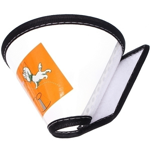 Воротник ветеринарный на липучках ЛЮБИМЫЙ БРО, окружность шеи 14-17см, диаметр 30,4см (пакет)_6