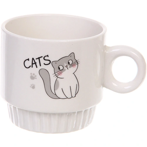 Набор кружек на стойке 280мл Котики_5