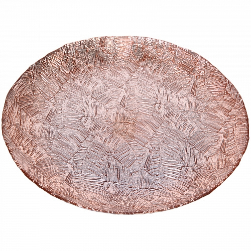 Тарелка 32см "Ривьера"розовое золото
