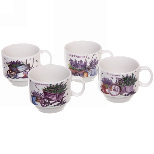 Набор кружек на стойке 200мл Прованс_5