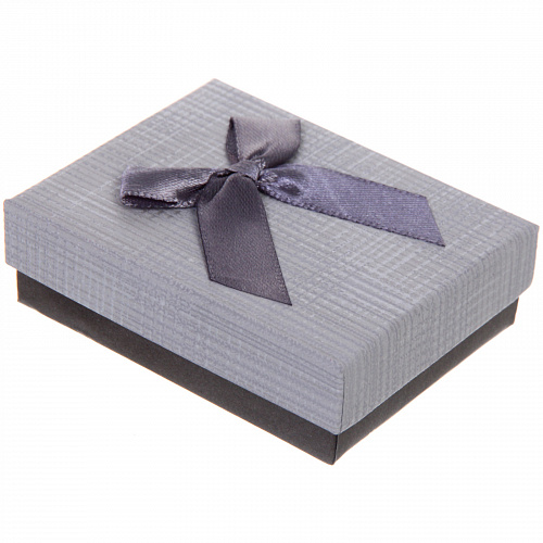 Коробка подарочная "With love" 9*7*3 см, Серый