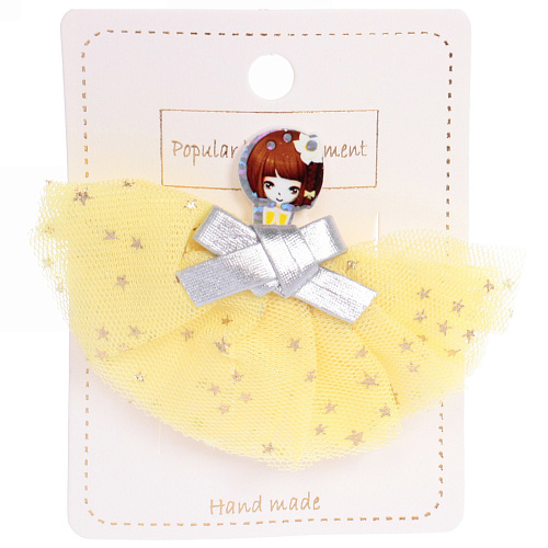 Зажим для волос Японка”, микс 6 цветов, 8,56,5см_6