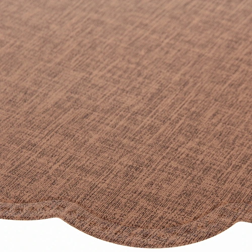Салфетка плетеная 38см Natural, коричневая_4