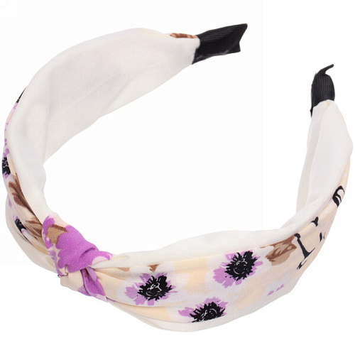 Ободок для волос Beauty Gallery - Pamela, ширина 5см, микс 6 цветов _6