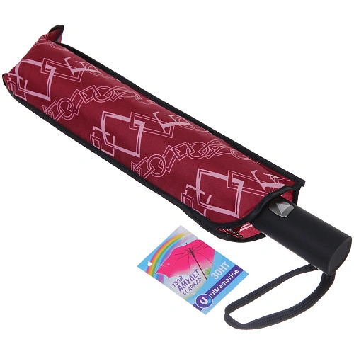 Зонт женский полуавтомат Мэлано, микс 6 цветов, 8 спиц, d-100см, длина в слож виде 30см_9