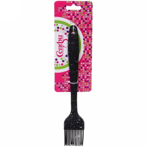 Кисточка кулинарная силиконовая "Bon appétit" 21*3,5см черная✦