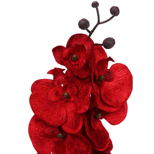 Искусственные цветы FLOWERS MAGIC 70см Орхидея красная_8