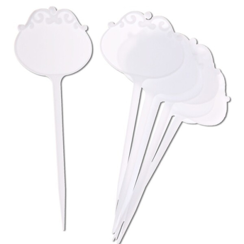 Табличка садовая для маркировки растений 15*7см "Облако" из пластика 10шт в пакете ДоброСад