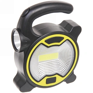 Фонарь кемпинговый универсальный: ручной COB  3AA