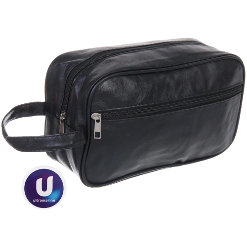 Несессер мужской "ФРАТЕЛЛИ", классика, цвет черный, 25*15*9см (лейбл Ultramarin)