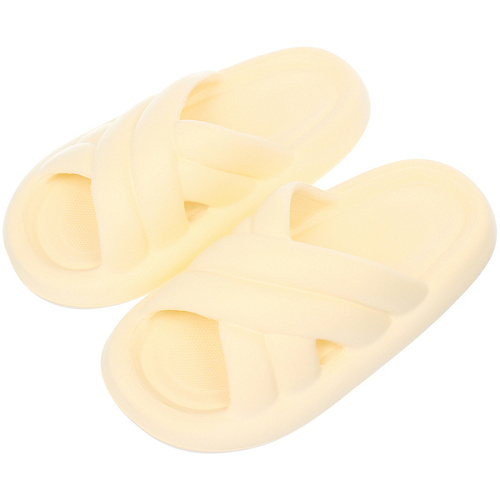 Шлепанцы женские "GRACE", цвет кремовый, р-р 38-39