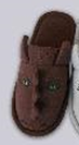 Тапочки домашние мужские "Дракоша", цвет коричневый, верх-флис, подклад-флис, р. 40