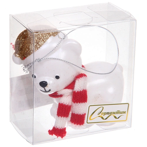 Елочная игрушка Милый мишка 849 см, Шампань_2