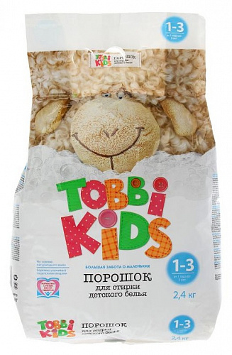 Порошок стиральный "Tobbi kids" для детского белья 2,4кг