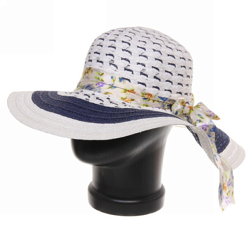 Шляпа женская с широкими полями TiraMiSu- Николь, микс 4 цвета, р58, ширина полей 10 см_8