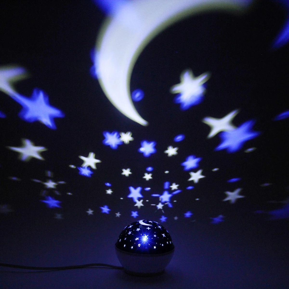 Диско-шар светодиодный "Star lights" 10*8 см, авторежим, 220V, RGB