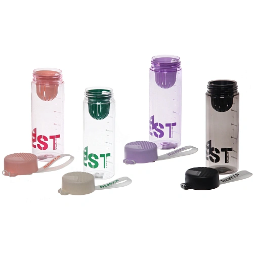 Бутылка питьевая пластиковая 600мл BEST, микс цветов_4