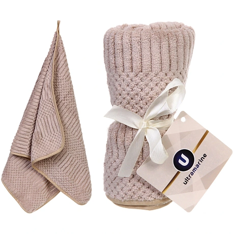 Полотенце кухонное "VERO", 35*75 см, цвет капучино, микрофибра